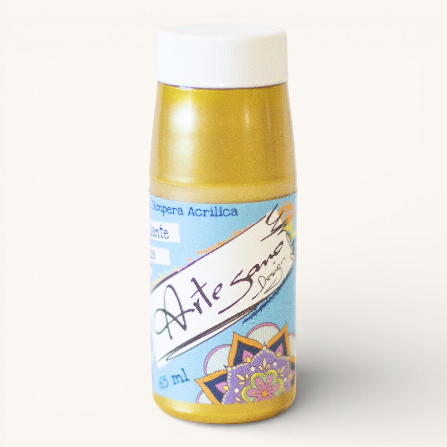 Témpera ARTESANO DESIGN, Brillante 65 ml -451- Dorado Metal
