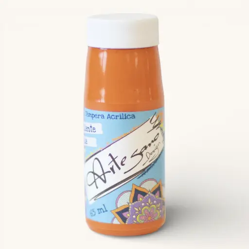 Témpera ARTESANO DESIGN, Brillante 65 ml -504- Naranja