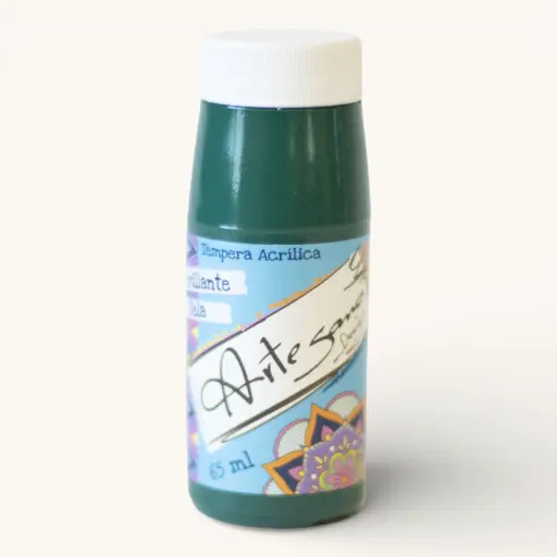 Témpera ARTESANO DESIGN, Brillante 65 ml -513- Verde Oscuro